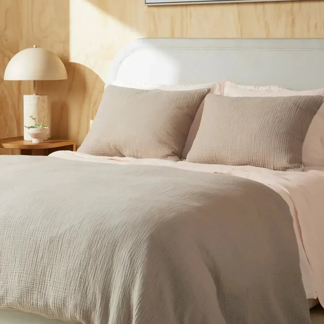 Funda de almohada de muselina premium